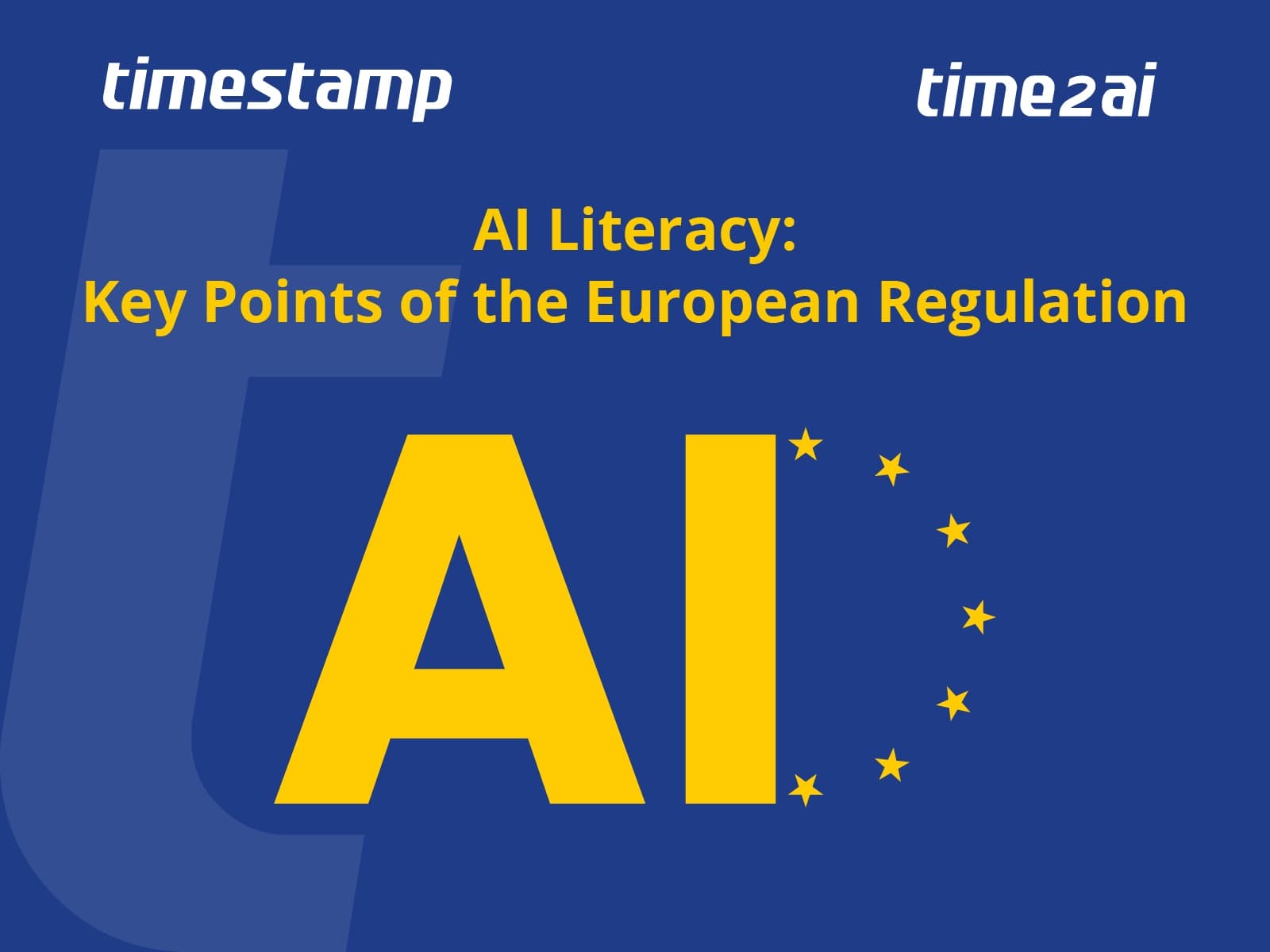 Obligation for Literacy in the Field of Artificial Intelligence