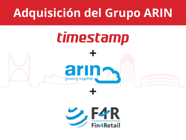 Timestamp integra en el Grupo arin y Fin4Retail