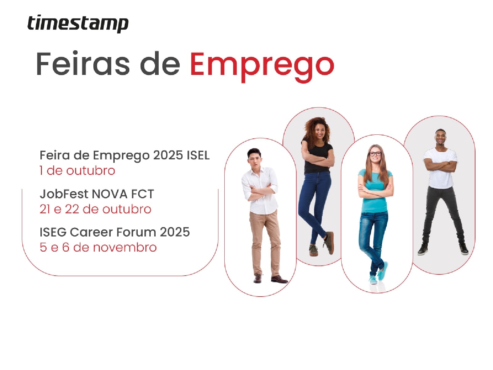 Timestamp strengthens its commitment to young talent by participating in leading job fairs in Lisbon.